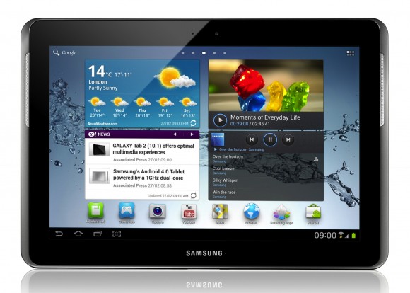 Ice Cream Sandwich on Samsung Galaxy Tab 10.1