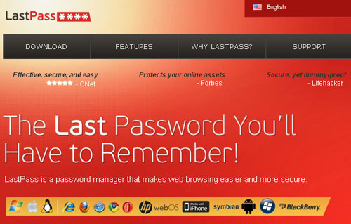 Lastpass Password Management Software