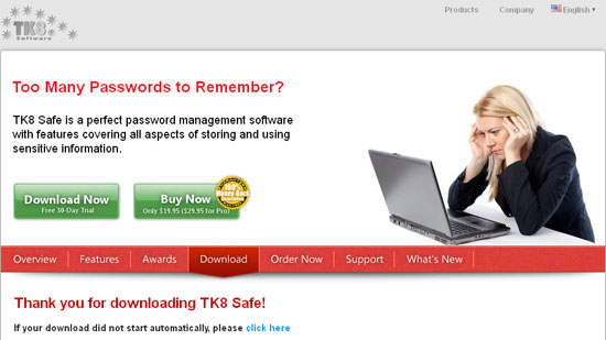 TK8 Password Management Software