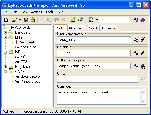 AnyPassword Pro Password Management Software