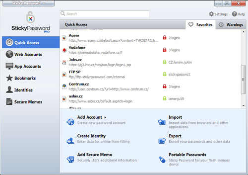 Sticky Password Software