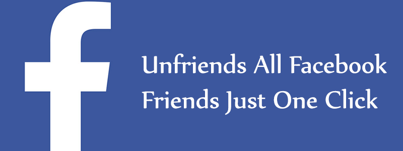 Unfriend All Facebook Friends